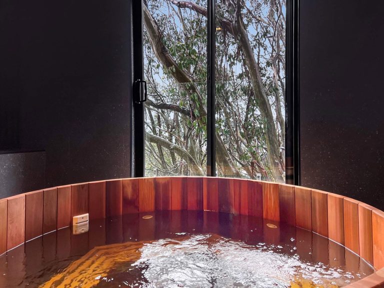 Lodge spa and sauna