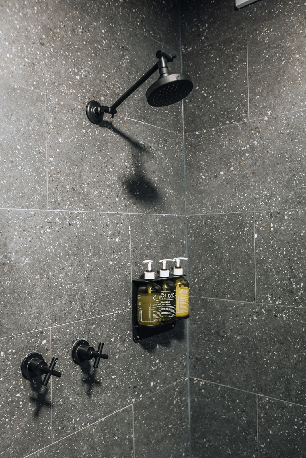 Modern shower with australian made toiletries
